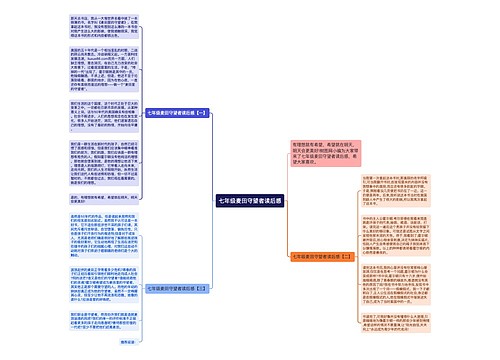 七年级麦田守望者读后感