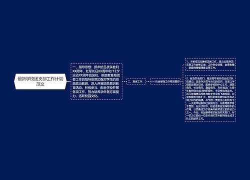 最新学校团支部工作计划范文