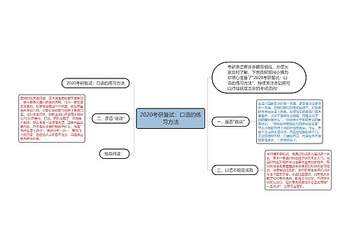 2020考研复试：口语的练习方法