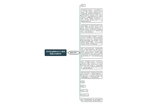 2020企业财务会计上班迟到检讨书800字