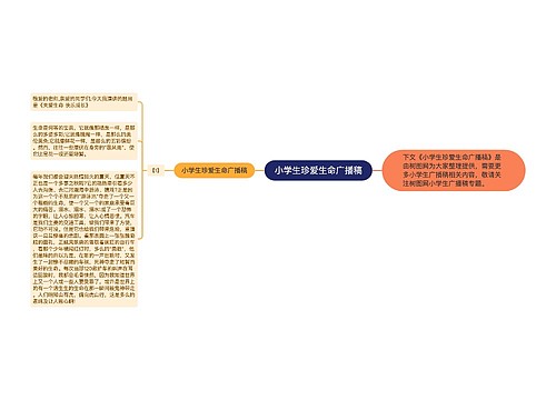 小学生珍爱生命广播稿