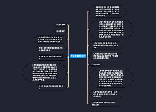 教导处教学计划