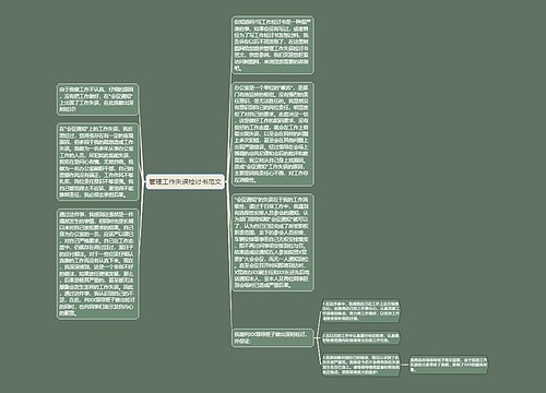 管理工作失误检讨书范文