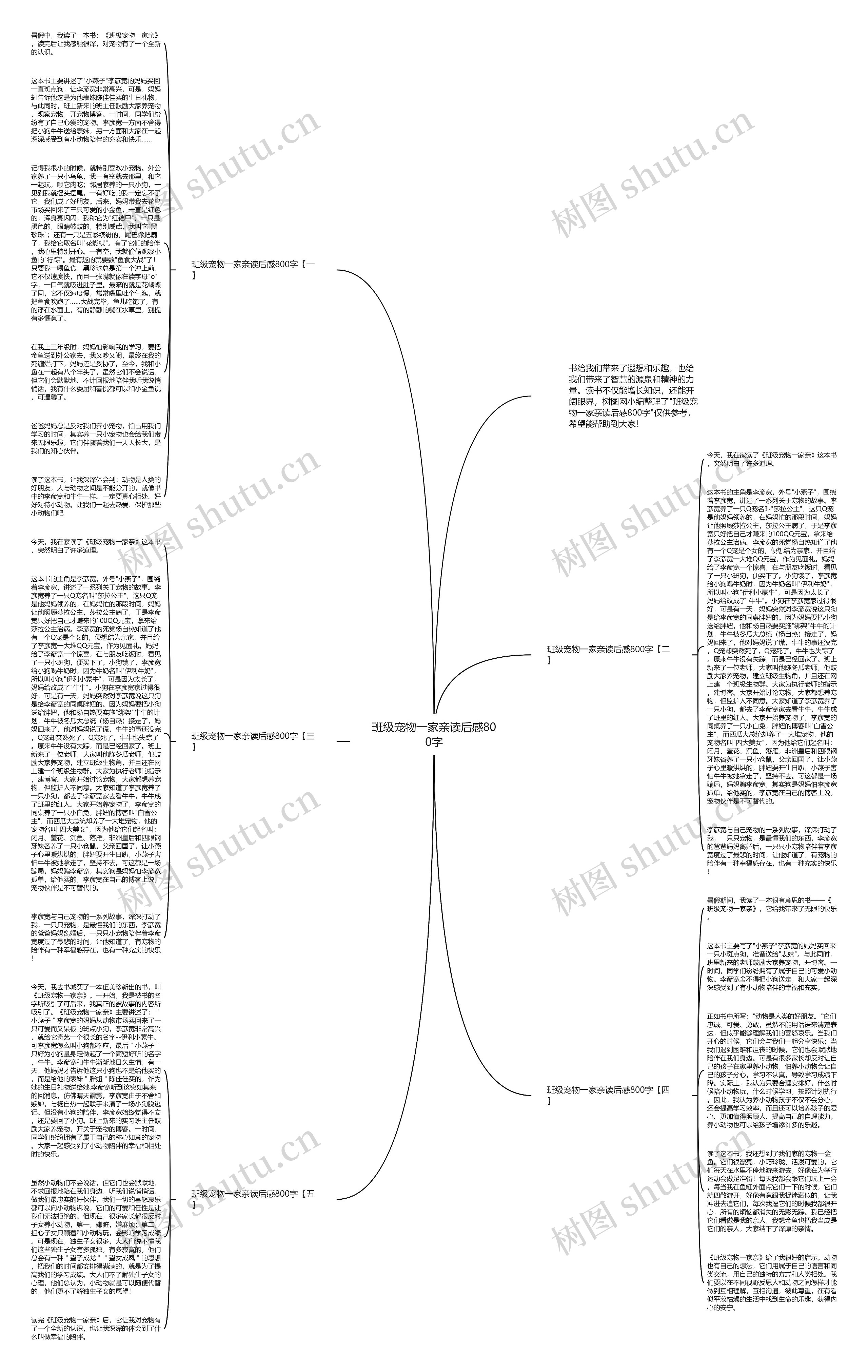 班级宠物一家亲读后感800字