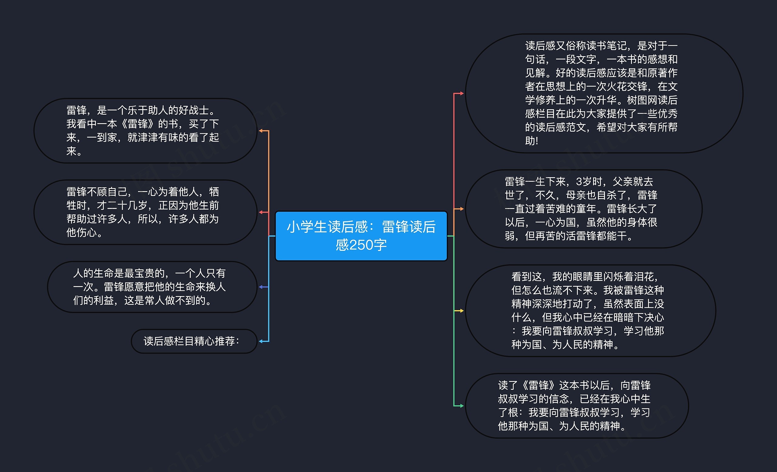 小学生读后感：雷锋读后感250字