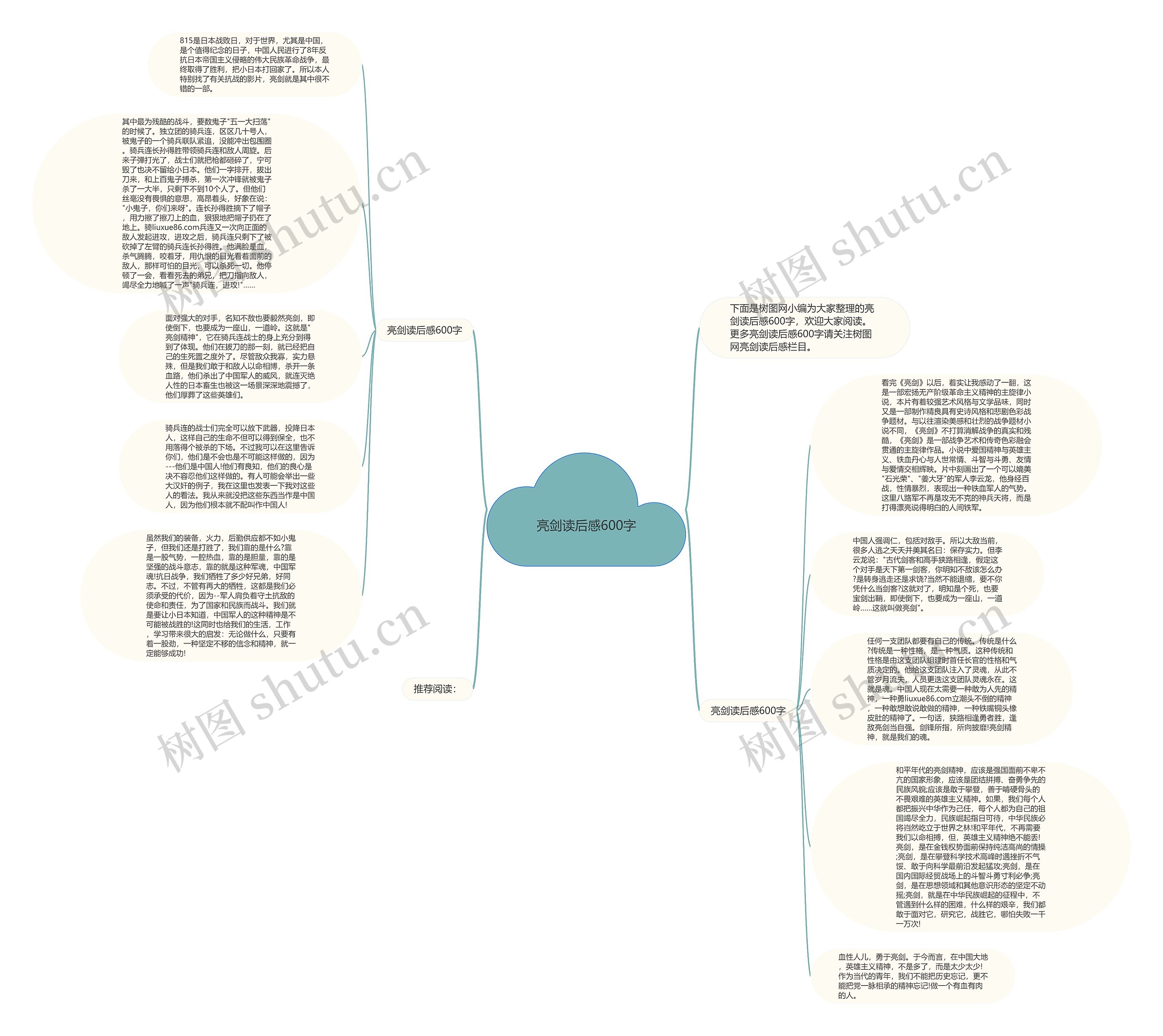 亮剑读后感600字思维导图