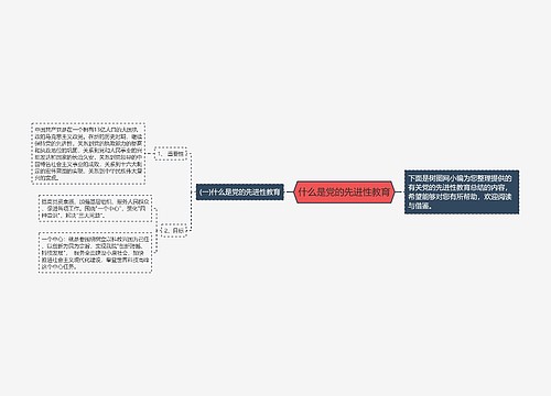 什么是党的先进性教育