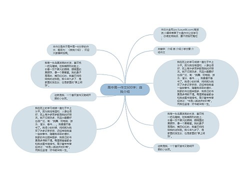 高中高一作文600字：自我介绍