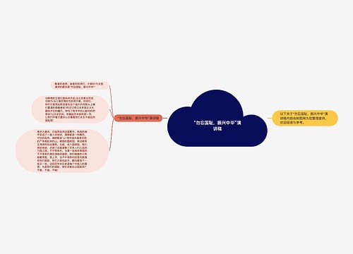 “勿忘国耻，振兴中华”演讲稿