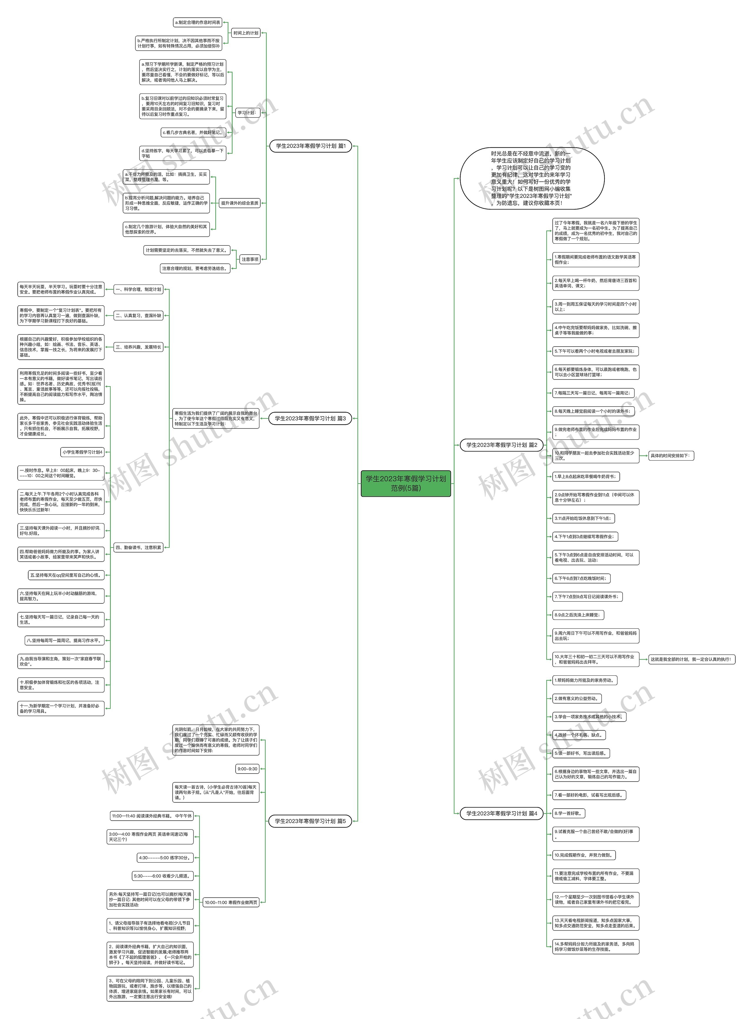 学生2023年寒假学习计划范例(5篇)