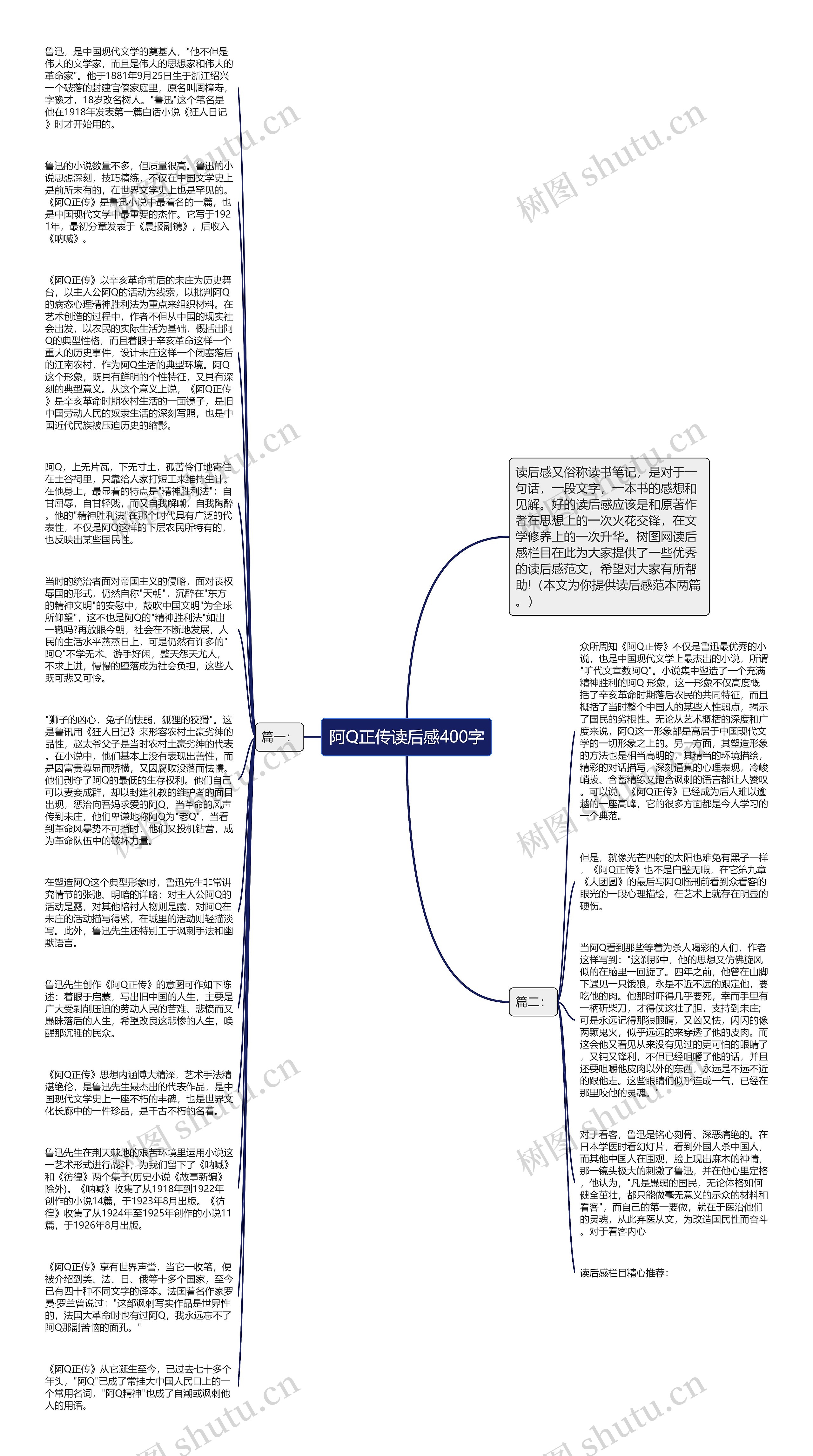 阿Q正传读后感400字