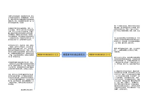 傅雷家书的读后感范文