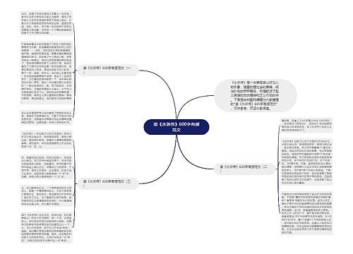 读《水浒传》600字有感范文