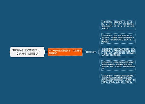 2019高考语文答题技巧：文言断句答题技巧