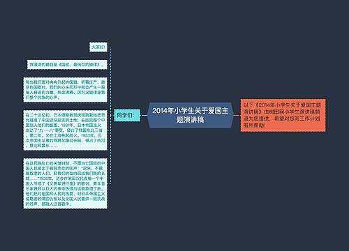 2014年小学生关于爱国主题演讲稿