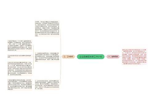 企业团委团支部工作计划