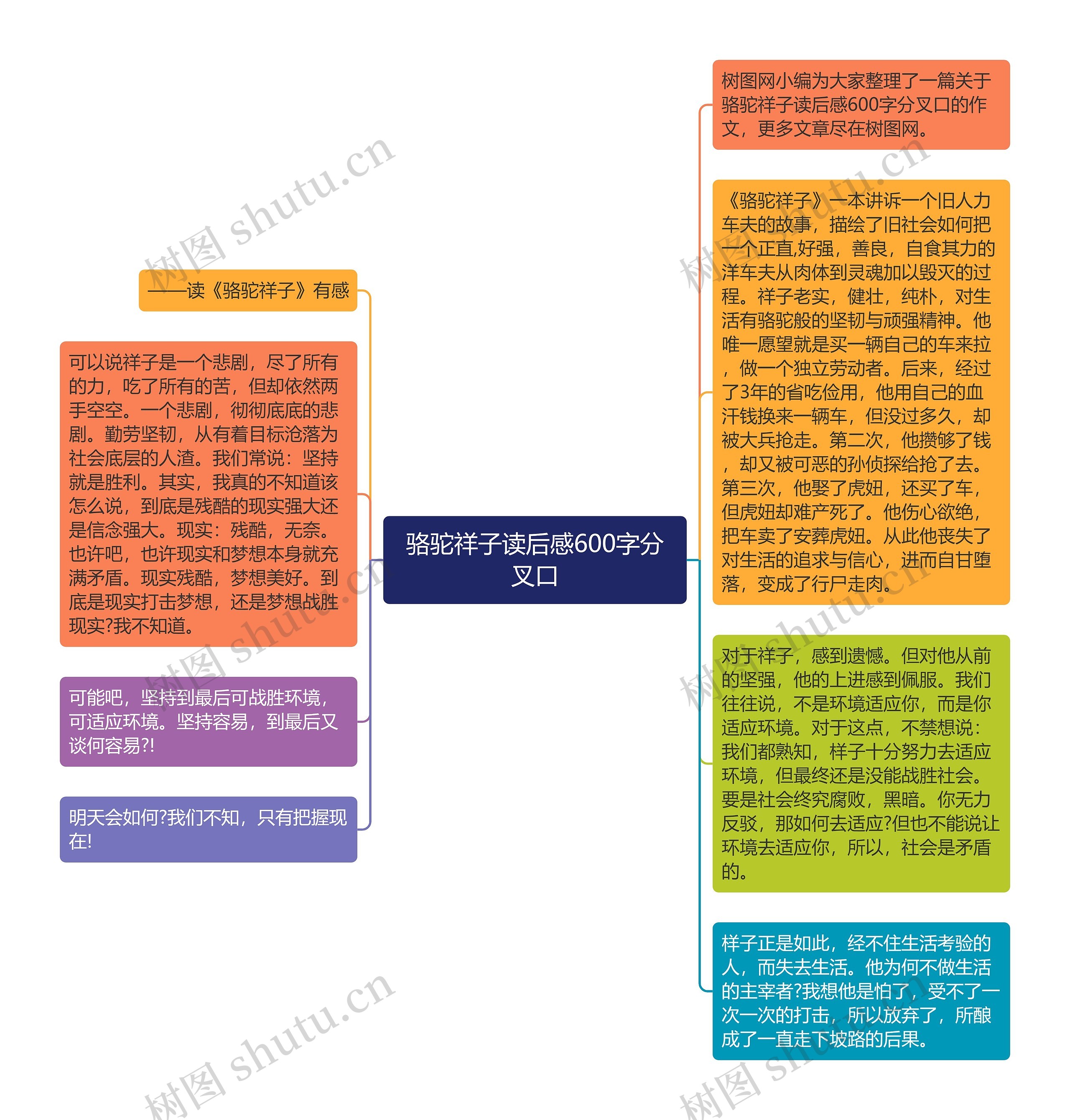 骆驼祥子读后感600字分叉口