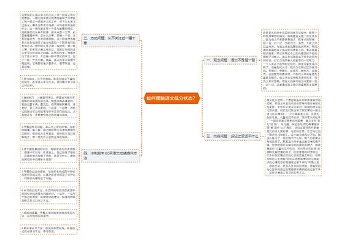 如何摆脱语文低分状态？