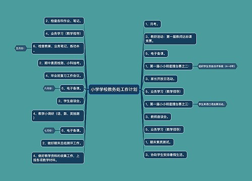 小学学校教务处工作计划