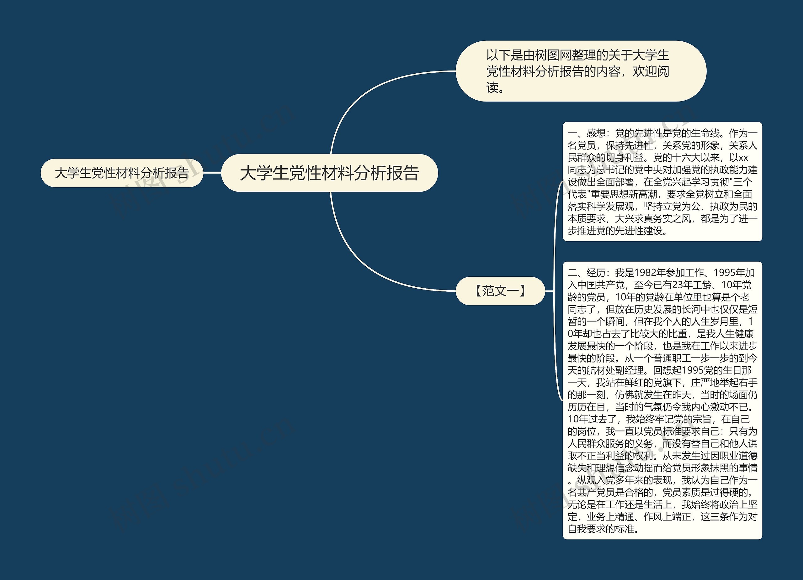 大学生党性材料分析报告