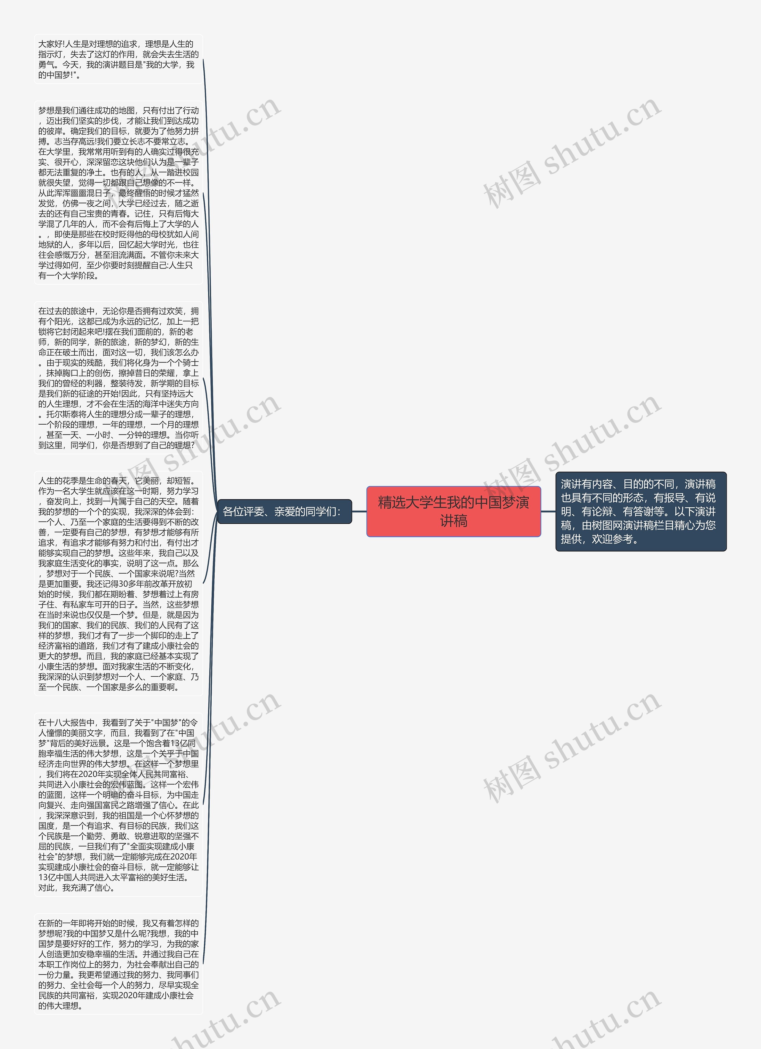 精选大学生我的中国梦演讲稿