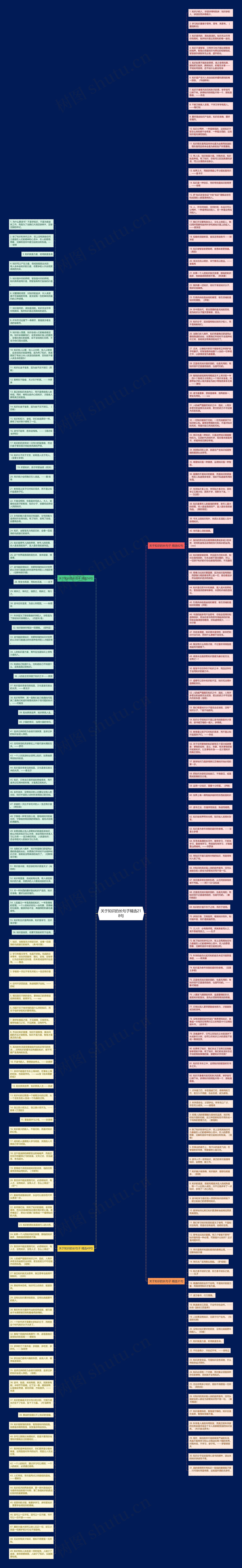 关于知识的长句子精选218句思维导图