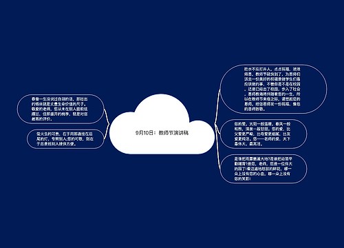 9月10日:教师节演讲稿 9月10日:教师节演讲稿