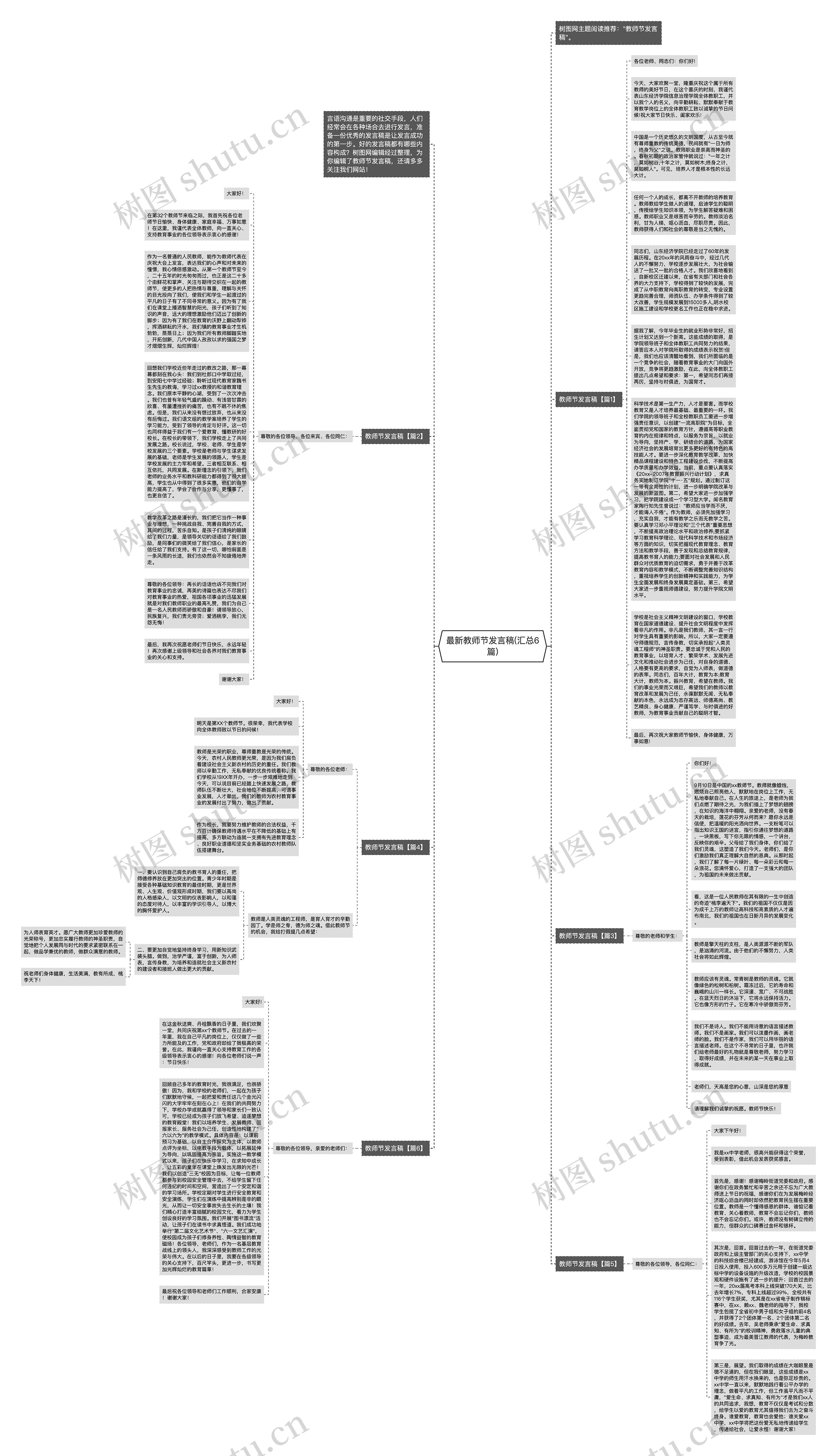 最新教师节发言稿(汇总6篇)