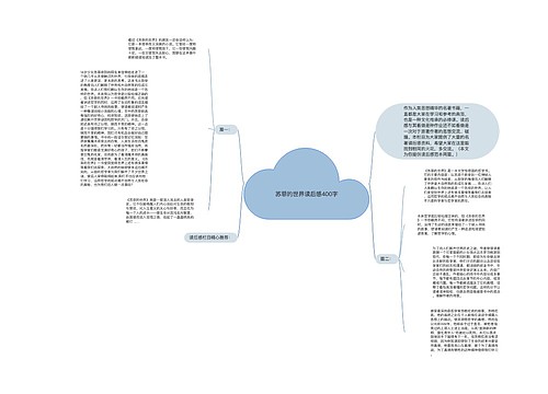 苏菲的世界读后感400字