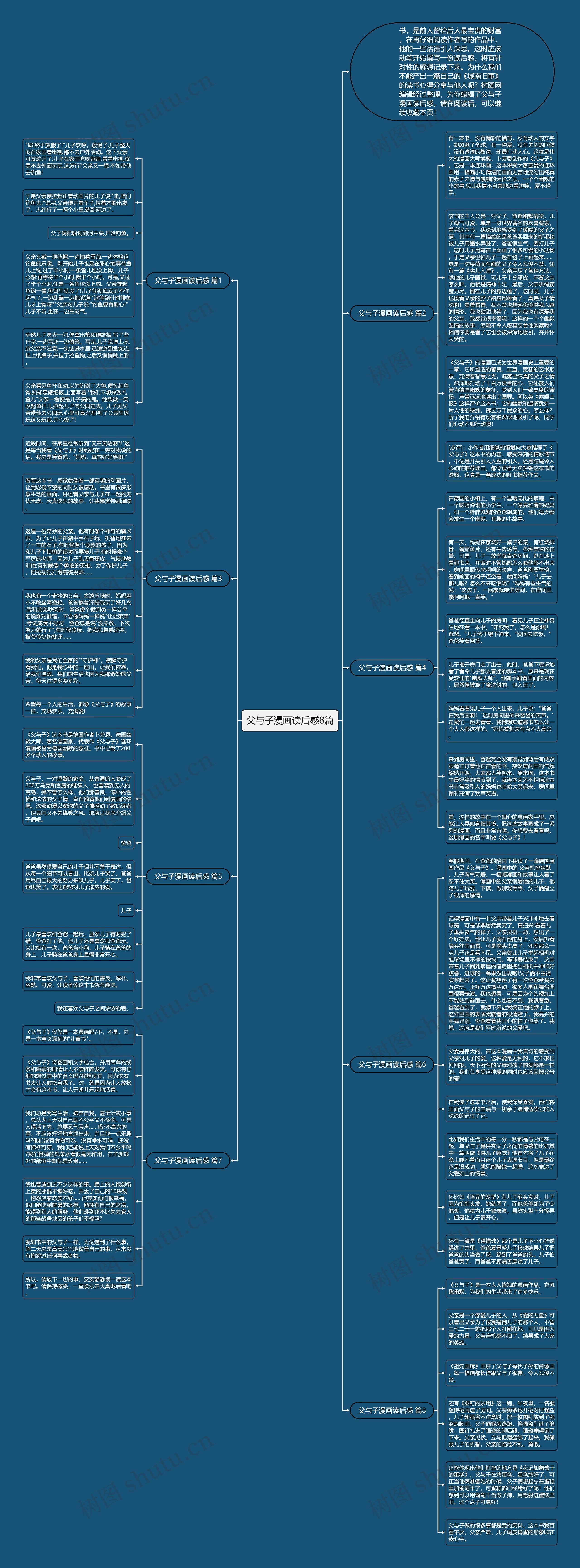 父与子漫画读后感8篇思维导图
