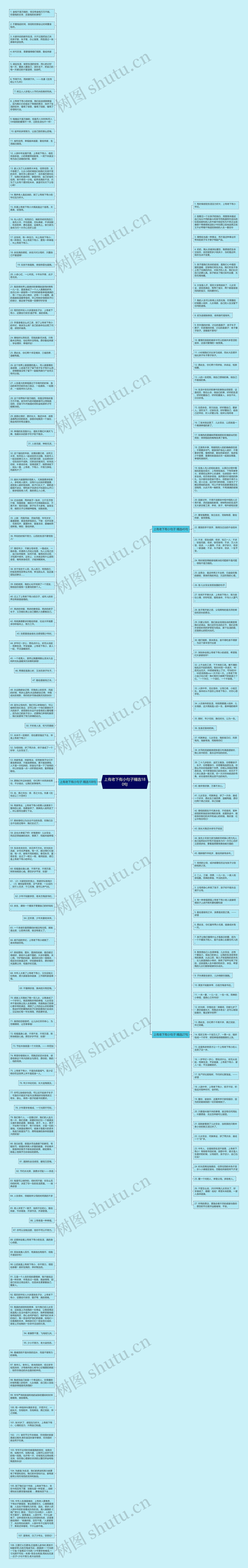上有老下有小句子精选180句思维导图