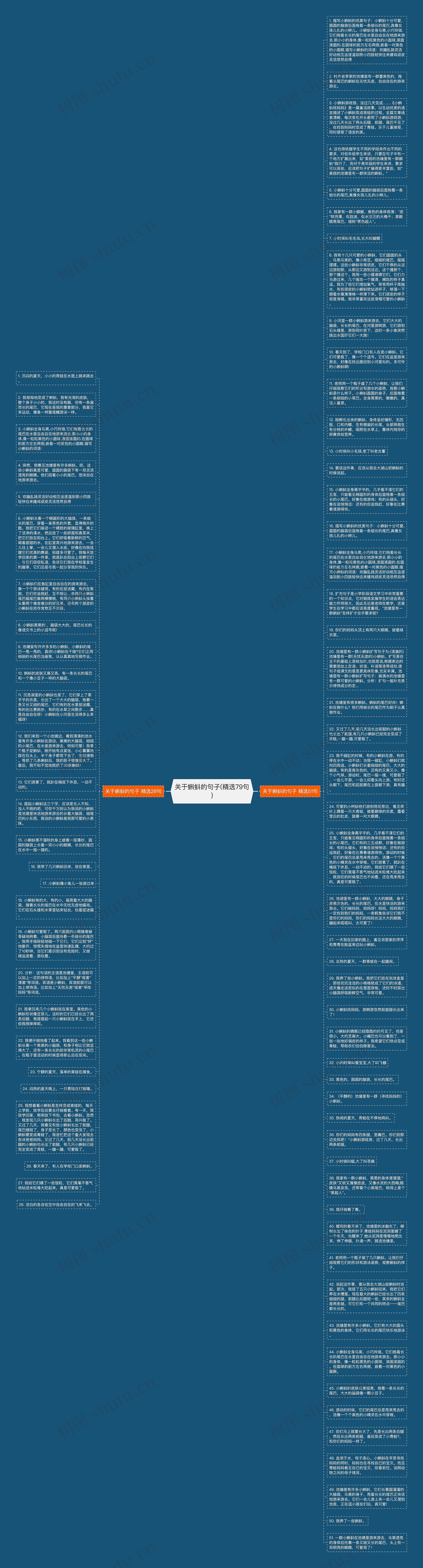 关于蝌蚪的句子(精选79句)思维导图高清图 关于蝌蚪的句子(精选79句)思维导图