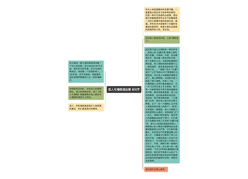 老人与海鸥读后感 600字 老人与海鸥读后感 600字