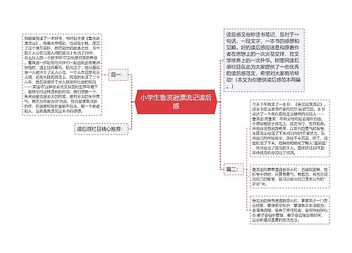 小学生鲁滨逊漂流记读后感