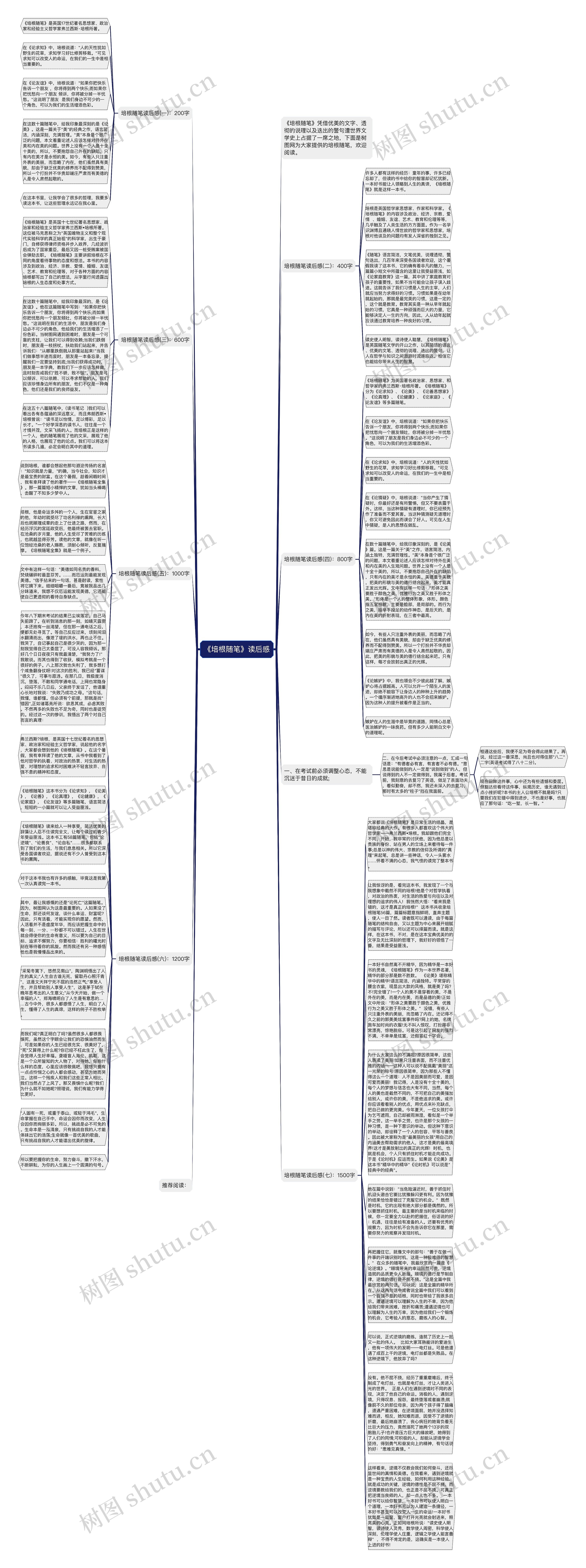 《培根随笔》读后感思维导图