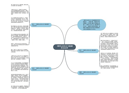 《狼牙山五壮士》读后感作文500字