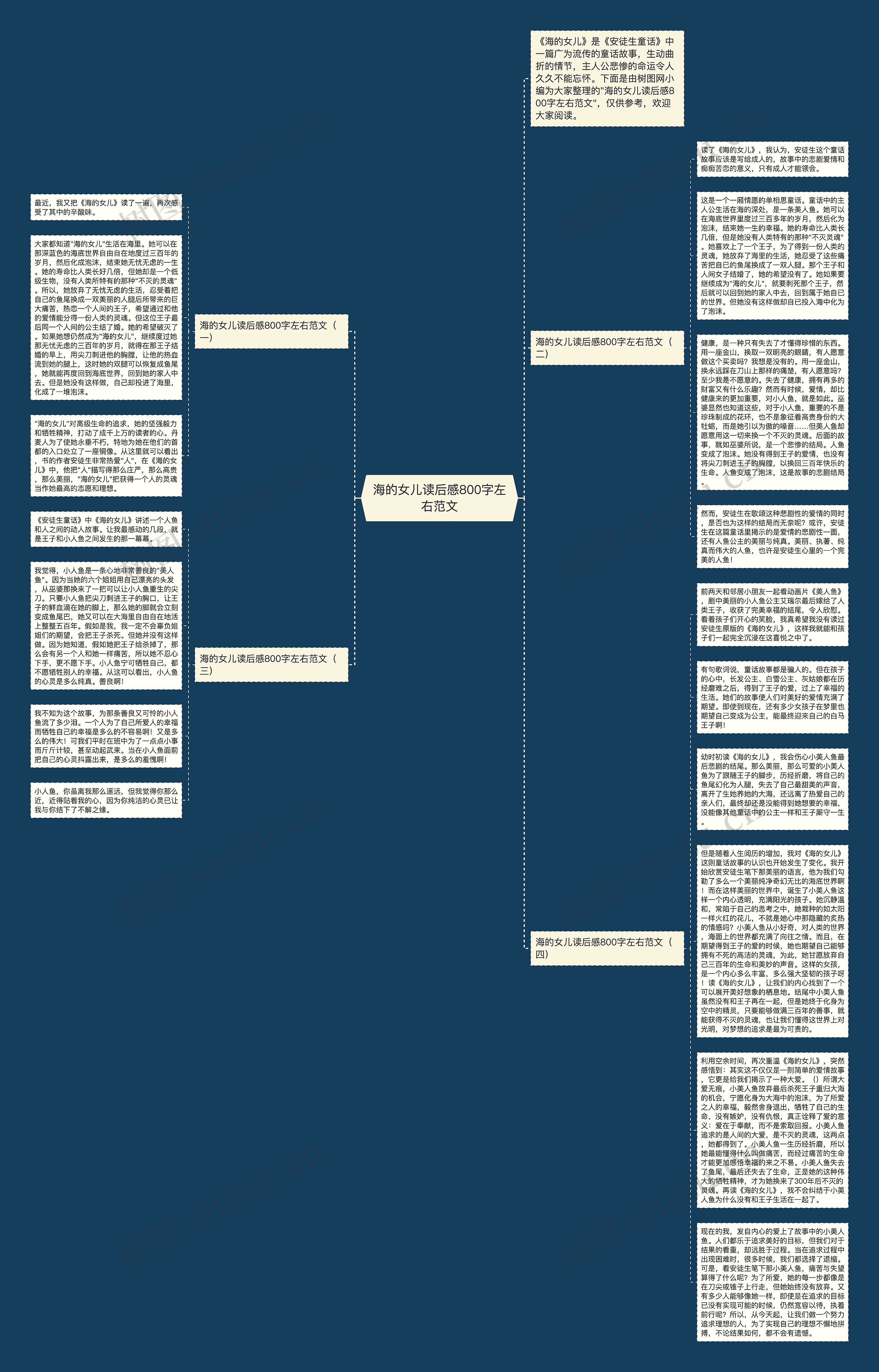 海的女儿读后感800字左右范文思维导图