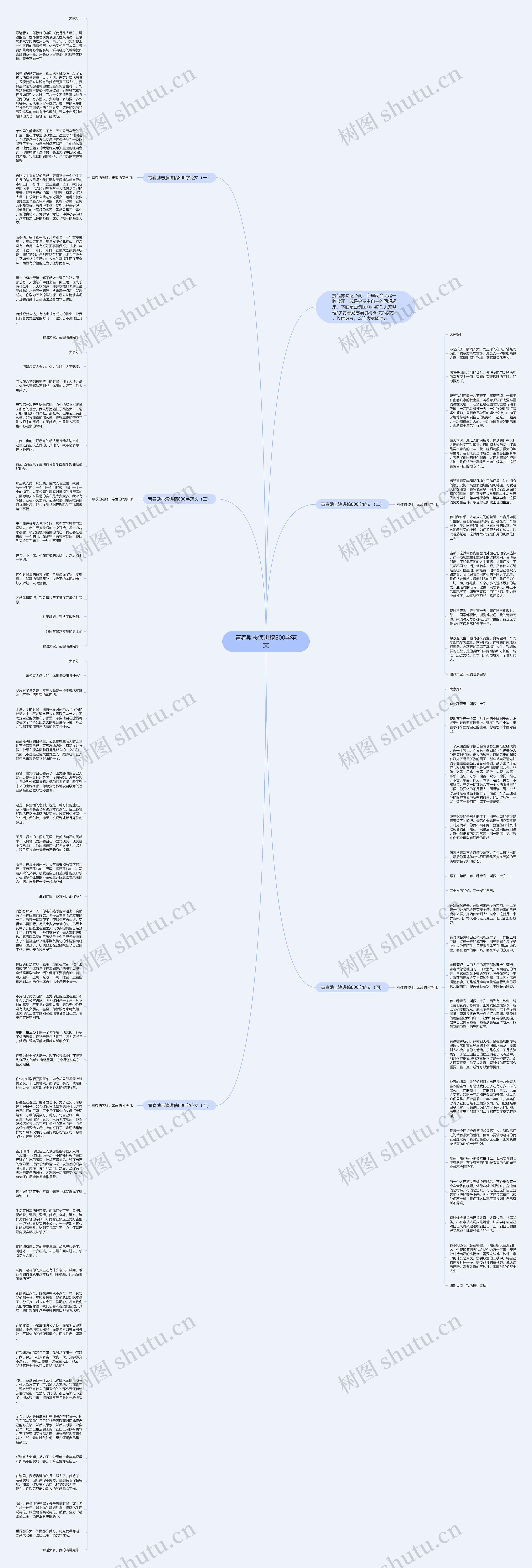 青春励志演讲稿800字范文思维导图