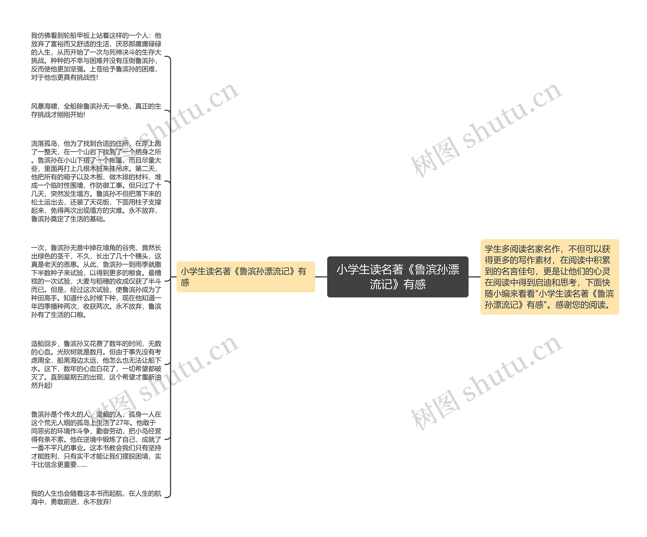 小学生读名著《鲁滨孙漂流记》有感