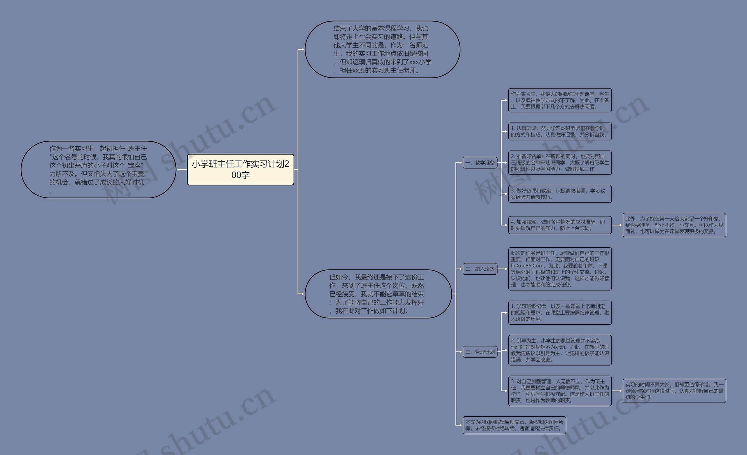 小学班主任工作实习计划200字