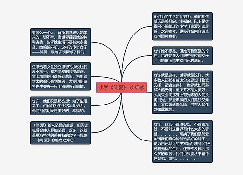 小学《简爱》 读后感