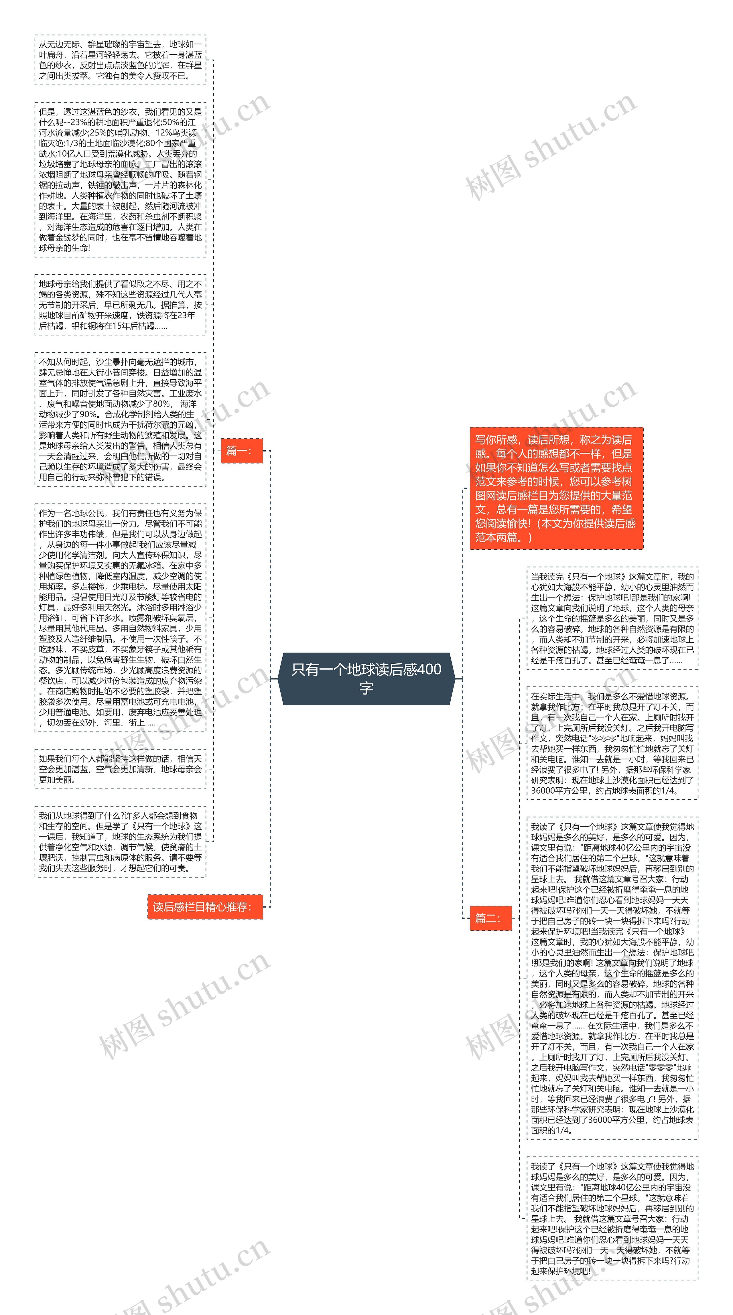 只有一个地球读后感400字