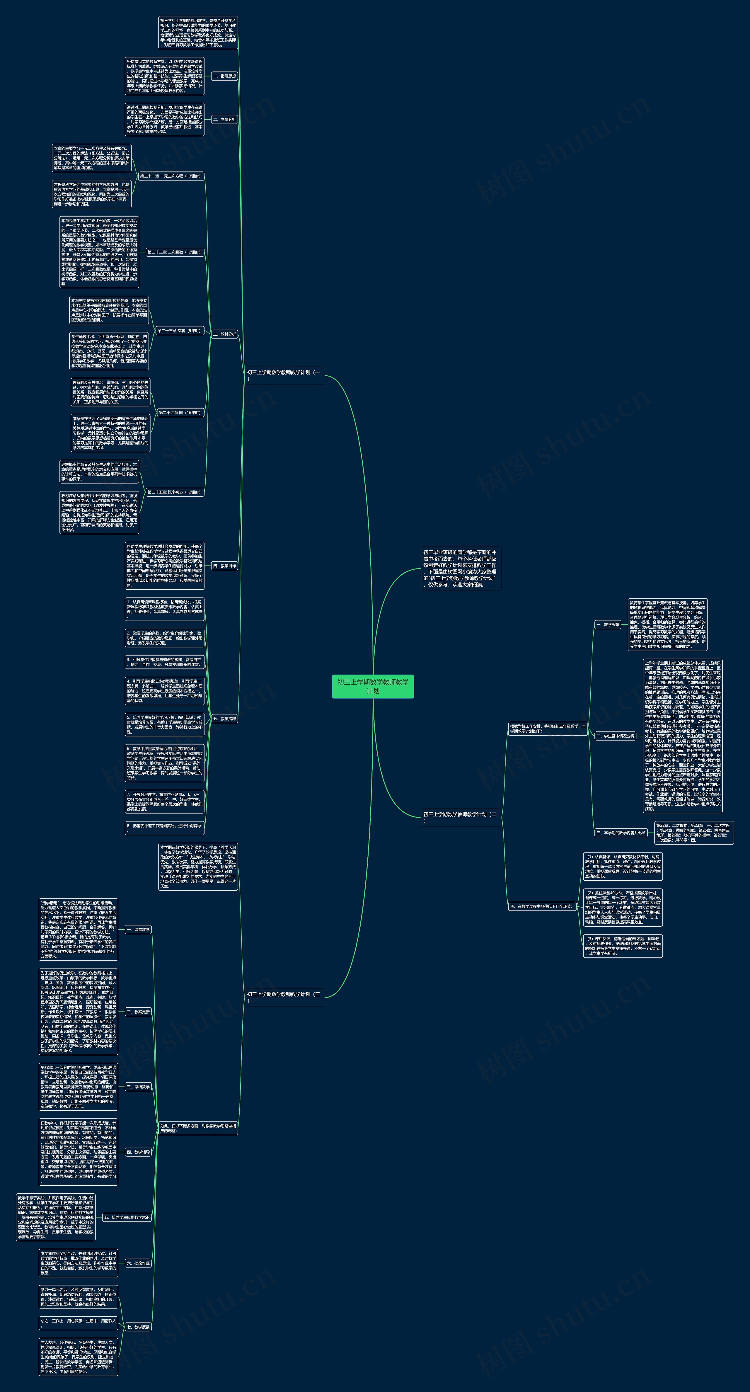 初三上学期数学教师教学计划 初三上学期数学教师教学计划