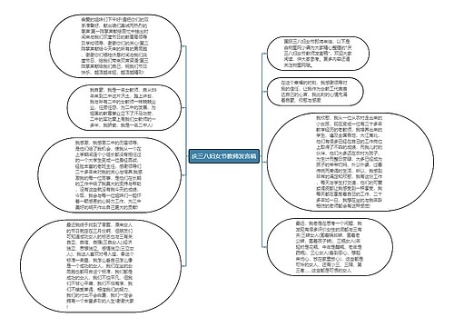 庆三八妇女节教师发言稿