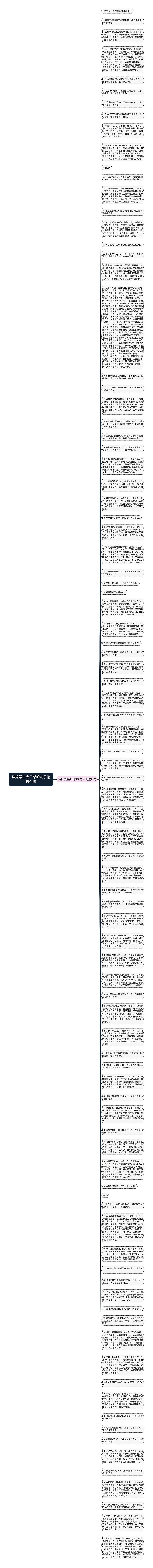 赞扬学生会干部的句子精选91句