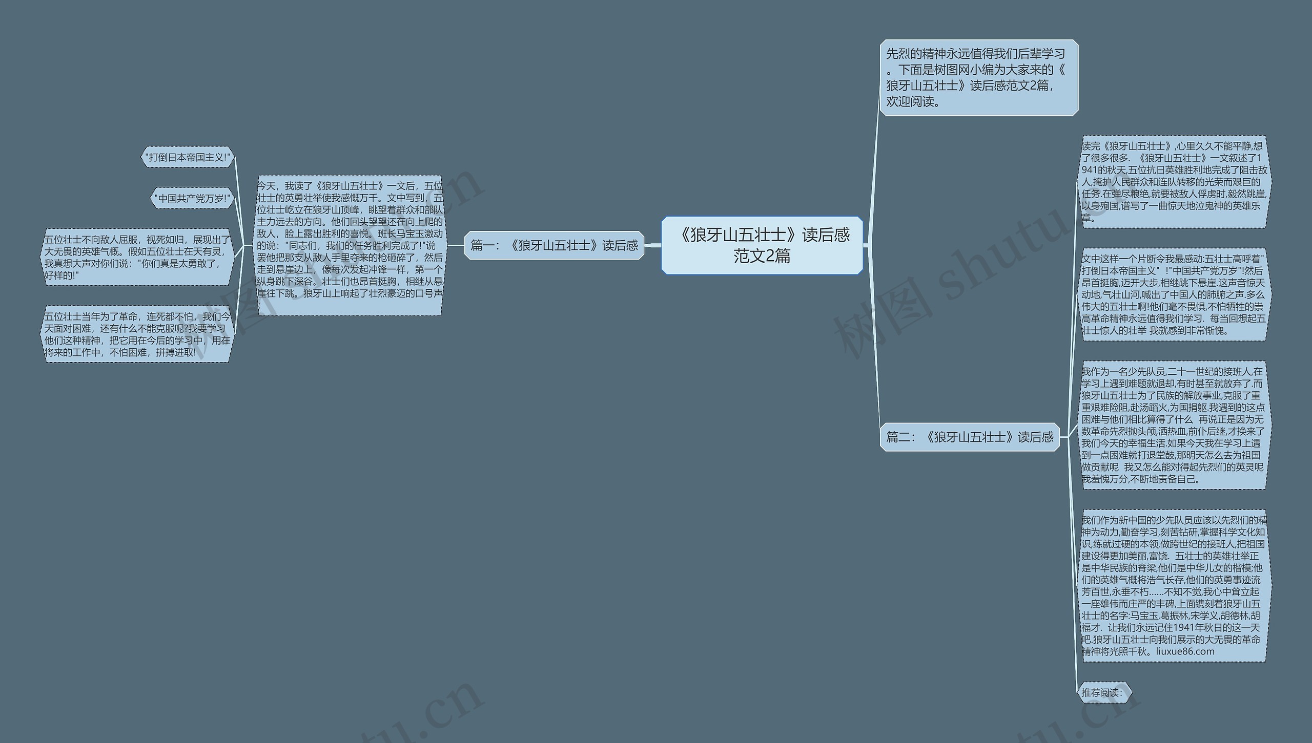 《狼牙山五壮士》读后感范文2篇