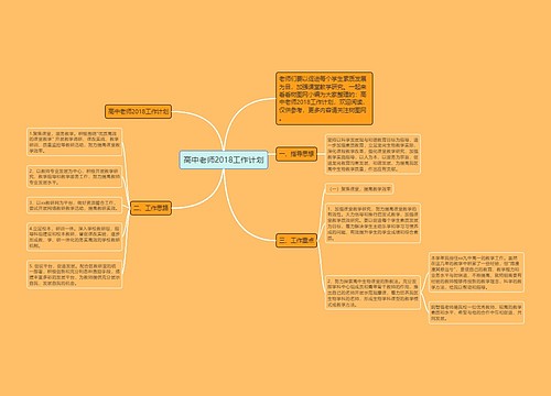 高中老师2018工作计划