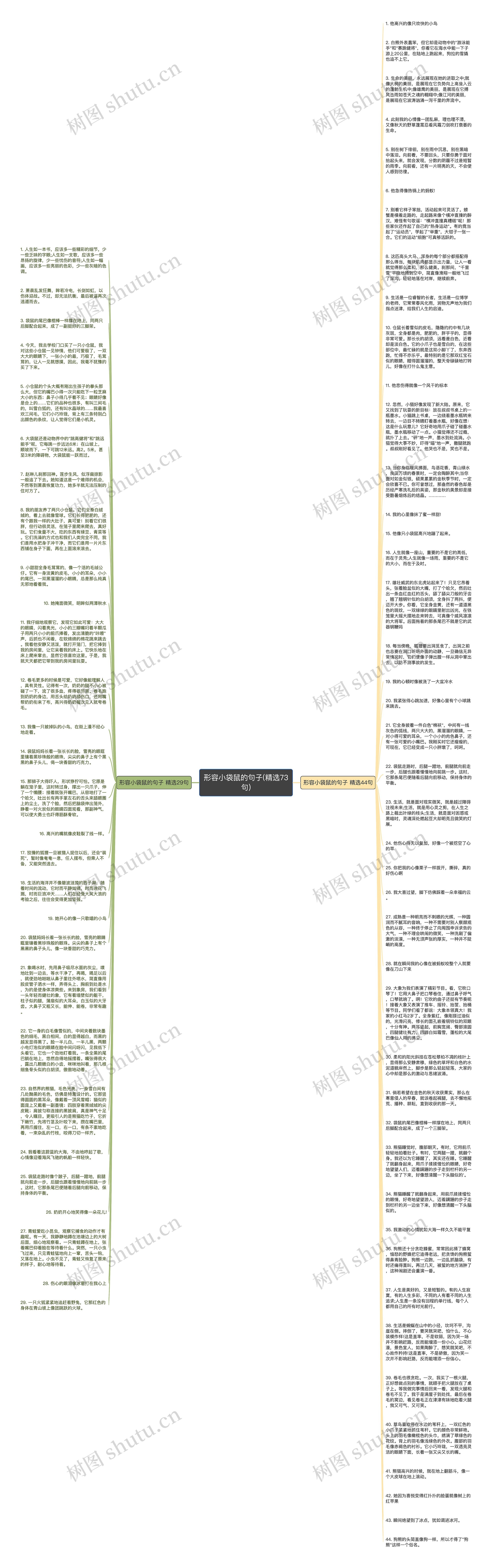 形容小袋鼠的句子(精选73句)思维导图
