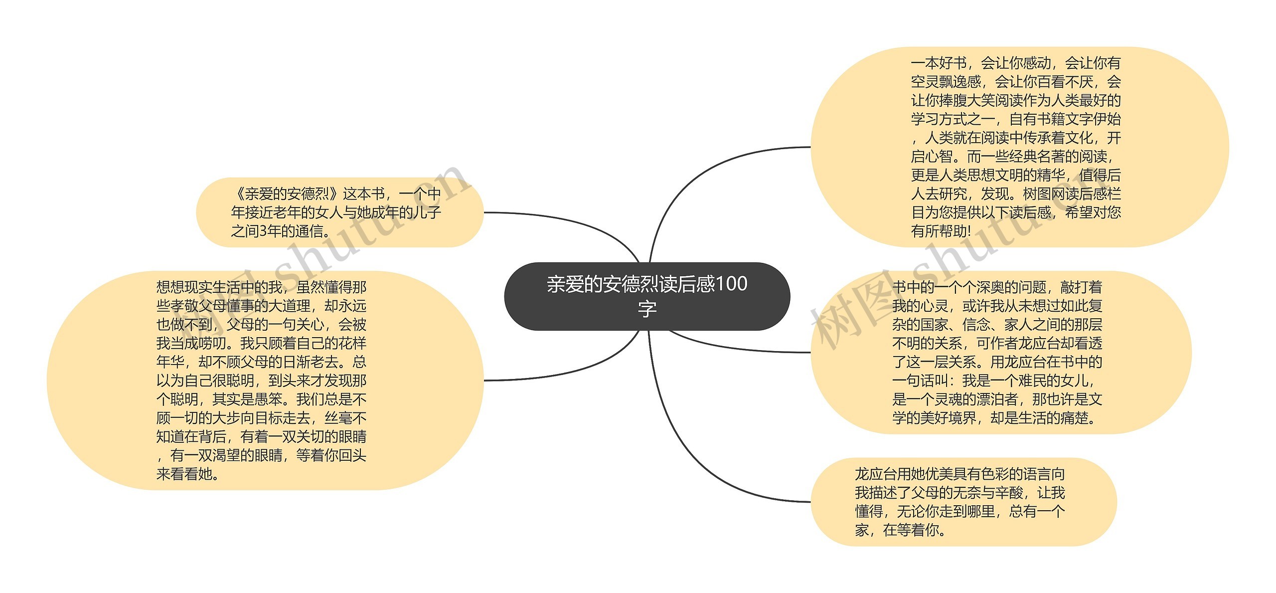 亲爱的安德烈读后感100字思维导图