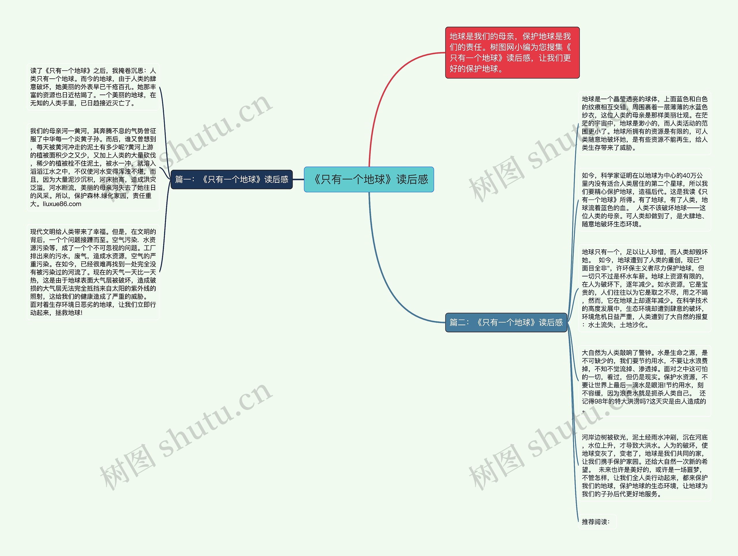 《只有一个地球》读后感